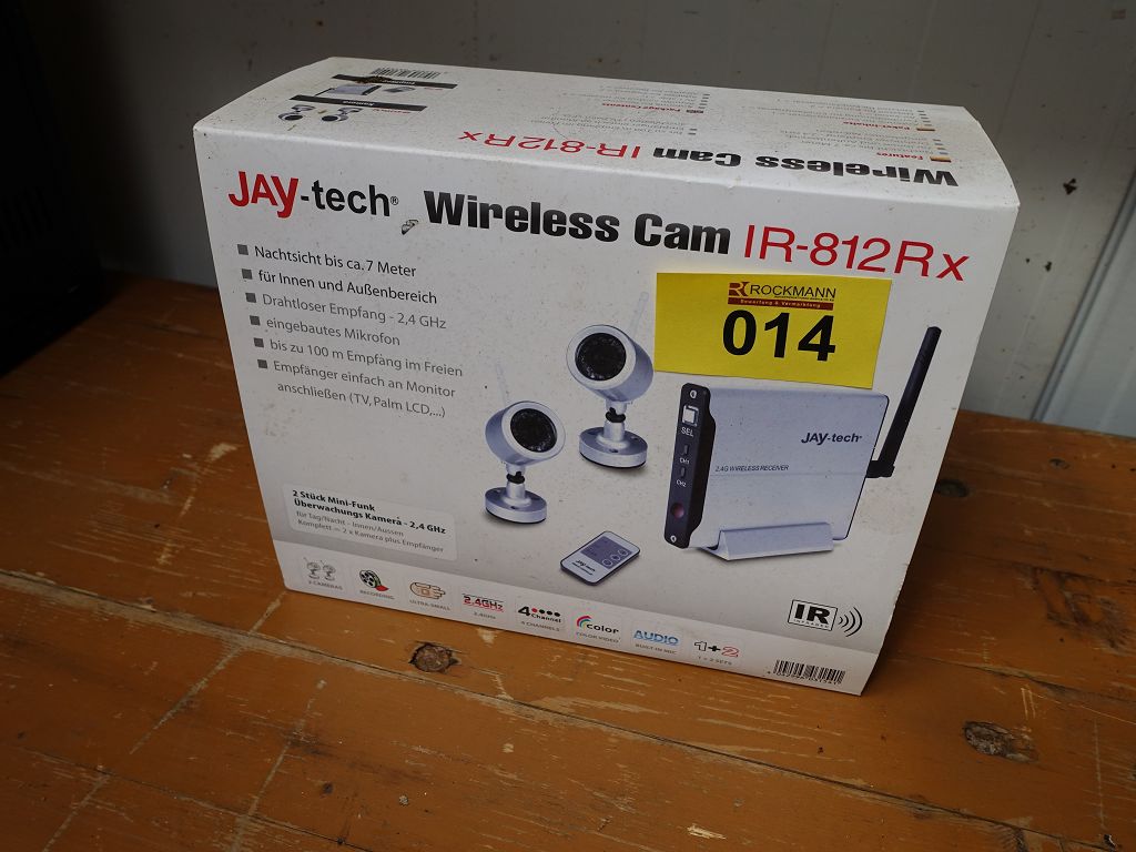 Mini-Funk-Überwachungskamera-Set JAY-TECH IR-812RX